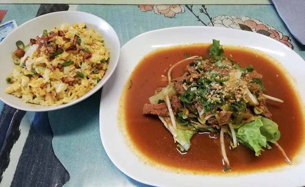 Bœuf Saté Et Riz Cantonnais