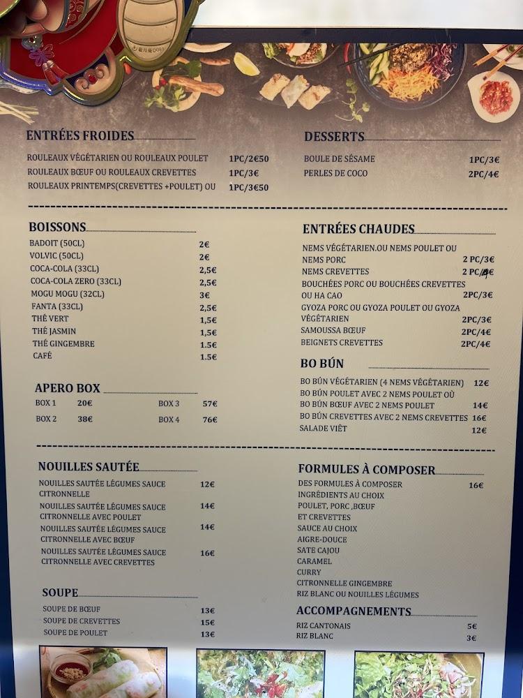 Les Délices De Thu - Menu Image 1