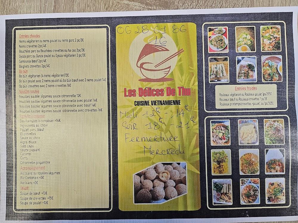 Les Délices De Thu - Menu Image 4